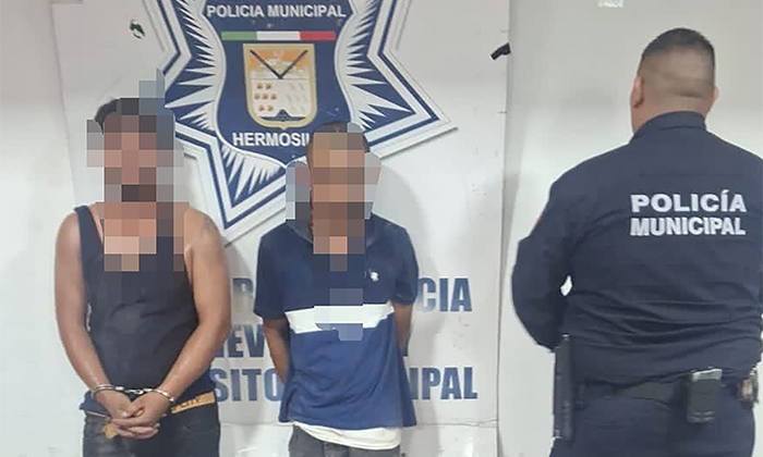 Apresan a par de violentos sujetos en el fraccionamiento Floresta
