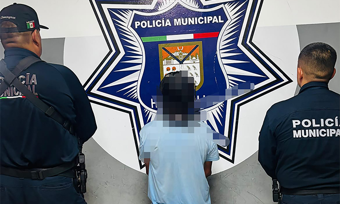 Ponen tras las rejas a sujeto por golpear a su hijo en la comisaría Miguel Alemán