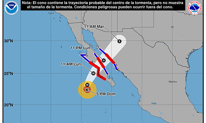 Suspenden clases por “Polo” en Sonora