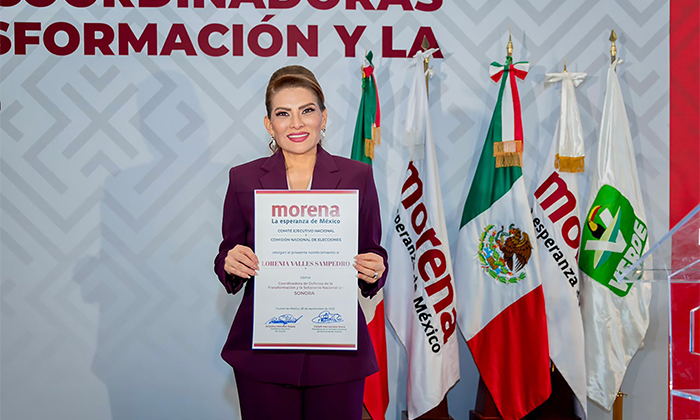 Gana Lorenia Valles elección de Morena