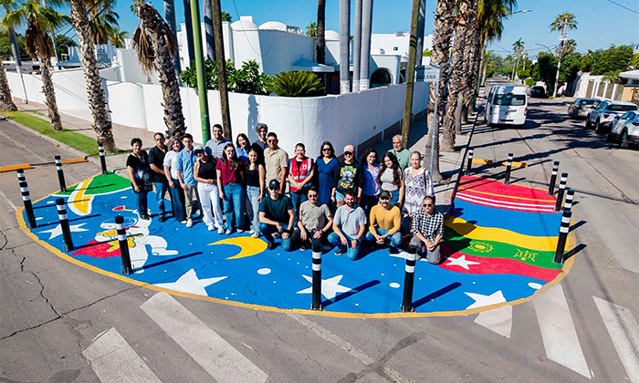 Entregan segunda etapa de Asphalt Art en el Centro Cívico