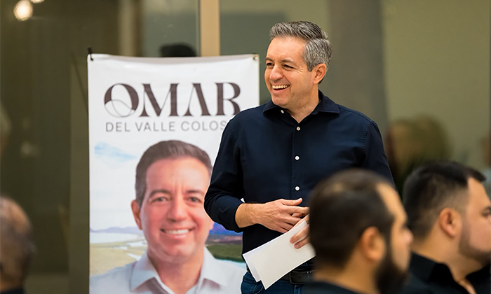 Reafirma Omar del Valle compromiso con la transformación