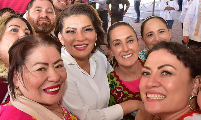 Resalta Lorenia Valles labor de Claudia Sheinbaum durante sus dos años de gestión