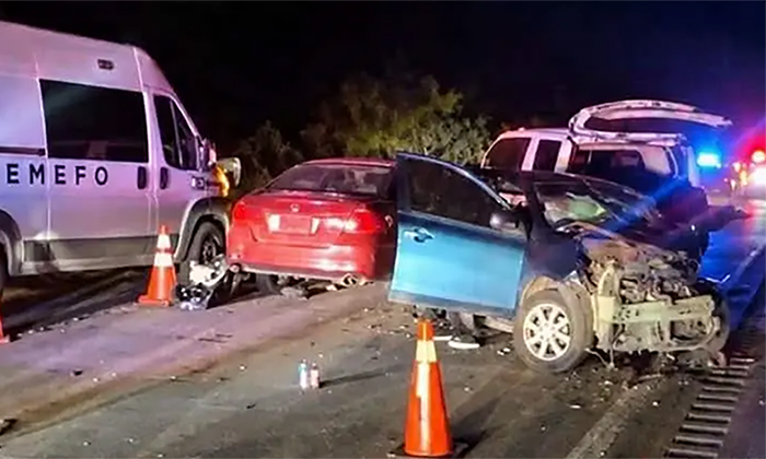 Fallece mujer en triple choque en la carretera Ciudad Obregón-Navojoa