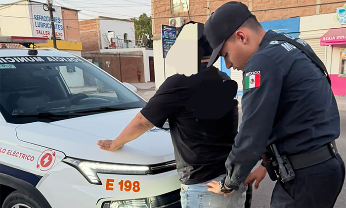 Atrapan a joven con distintas drogas en la colonia Ley 57