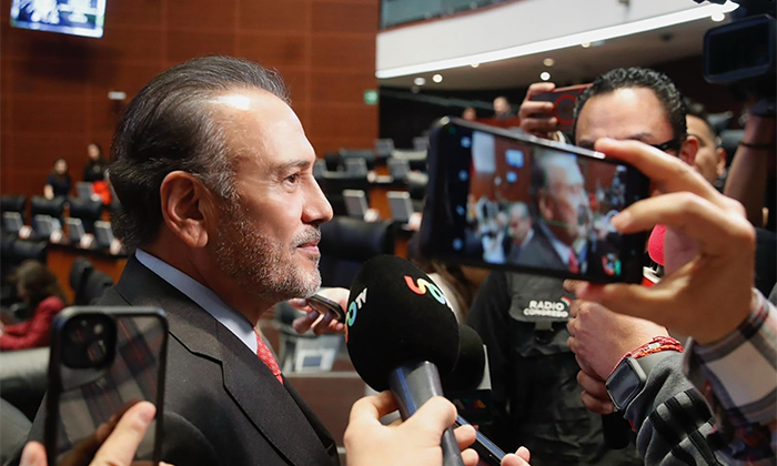 Debe Cancillería demostrar que no se protege a narcopolíticos; Señala el senador Manlio Fabio Beltrones
