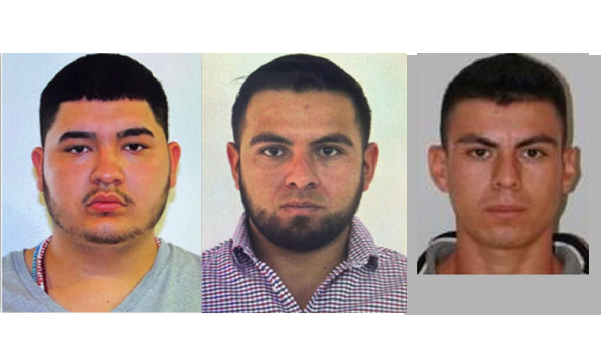La Fiscalía General de Justicia del Estado ofrece recompensa por tres presuntos homicidas,