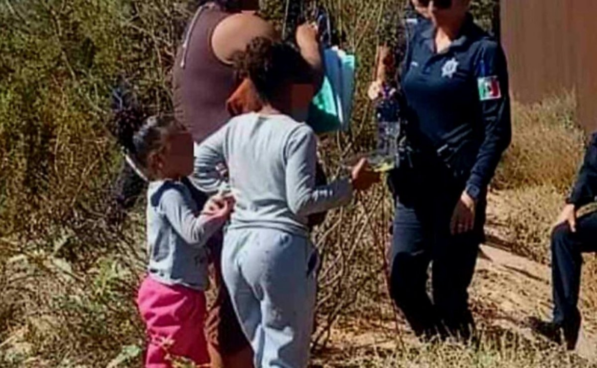 Rescatan a mujer y dos niñas migrantes de Brasil en el desierto de Mexicali