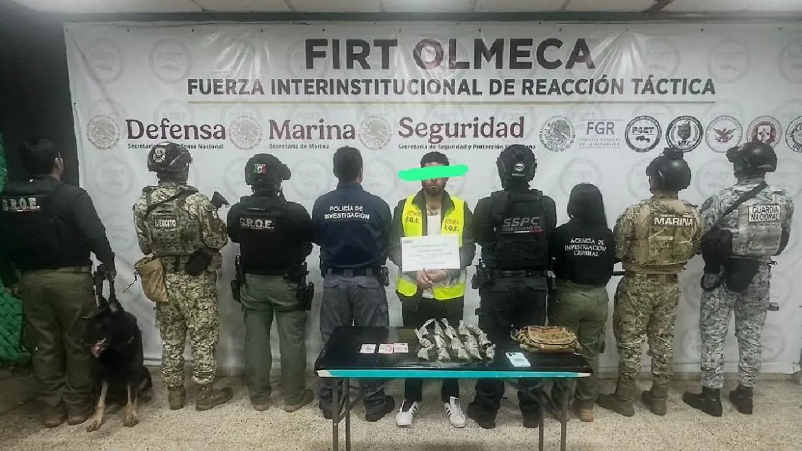 Detienen en Tabasco a “El Cabra”, presunto líder de la Mara 18 buscado por El Salvador