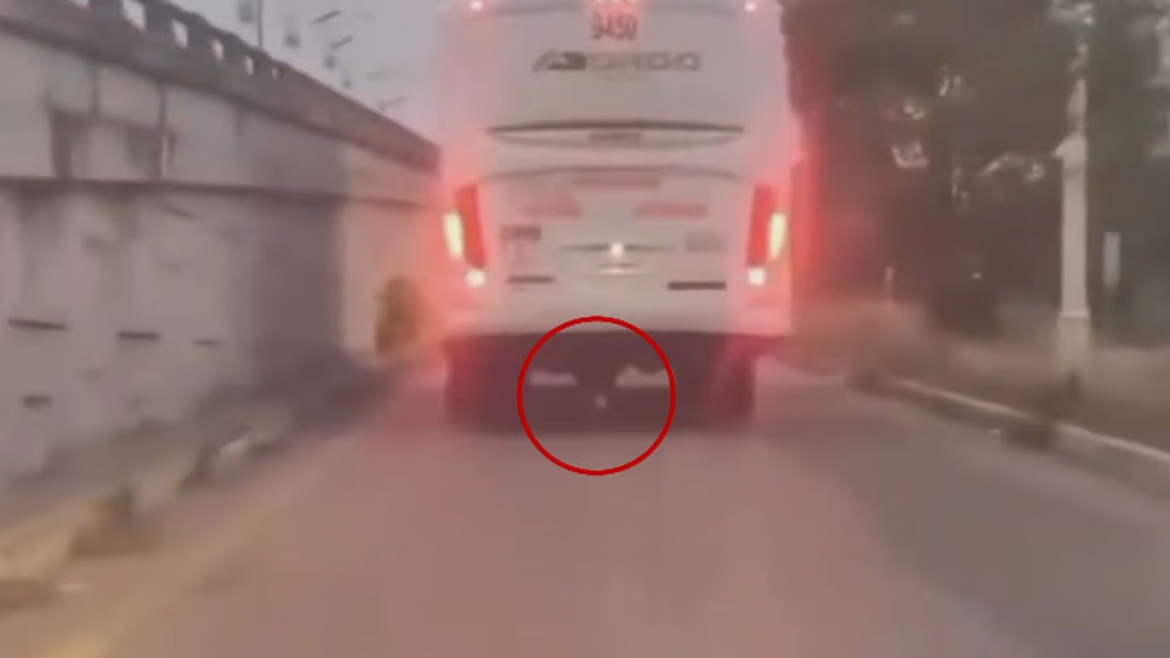 Adolescente se esconde debajo de autobús y viaja 70 kilómetros en Querétaro