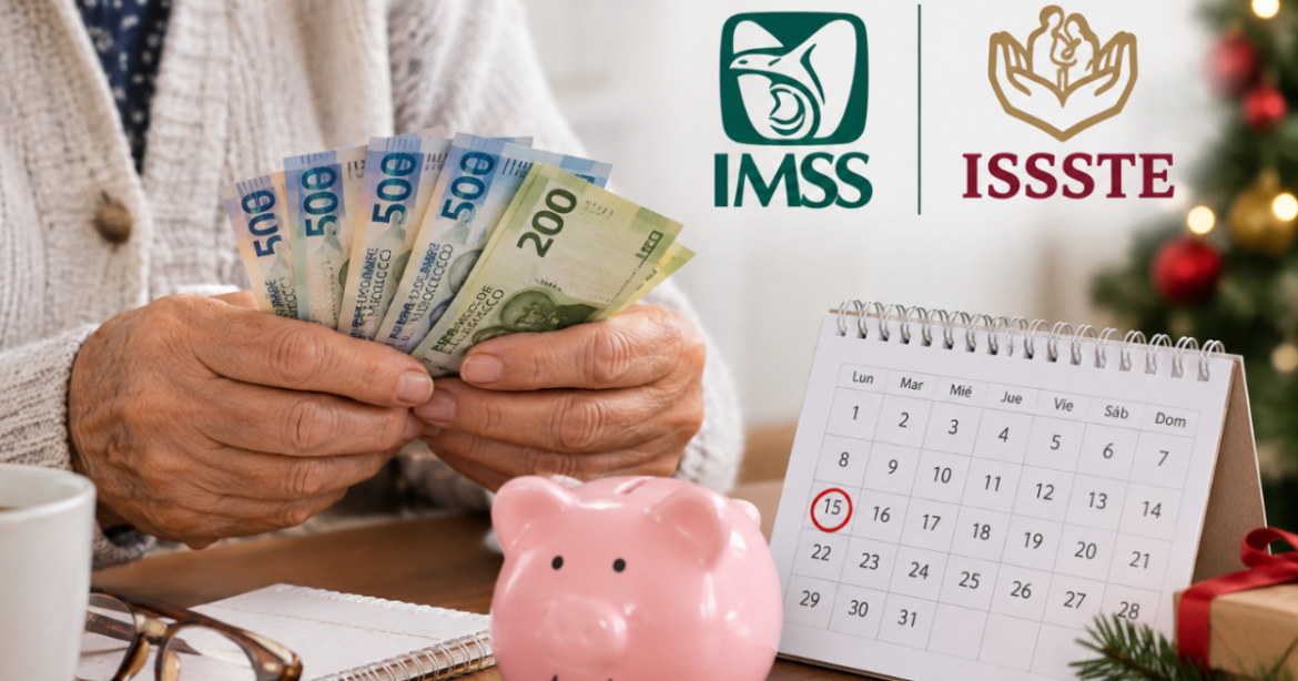 Aguinaldo 2026: ¿cuándo se paga a pensionados del IMSS e ISSSTE?