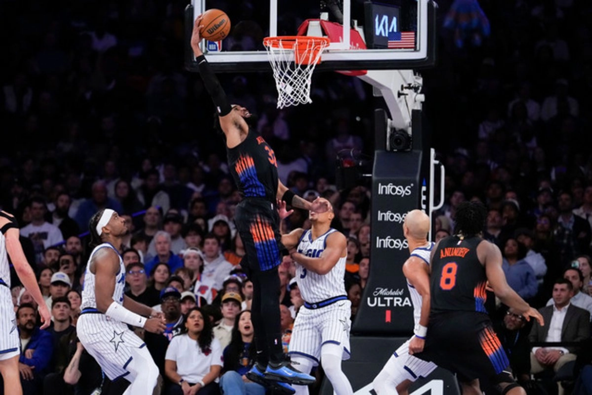 Knicks sufren su tercera derrota consecutiva en la NBA