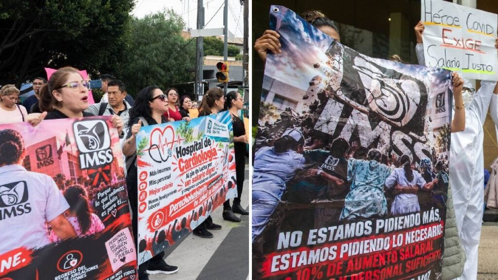 Trabajadores del IMSS anuncian nueva megamarcha nacional para el 30 de octubre