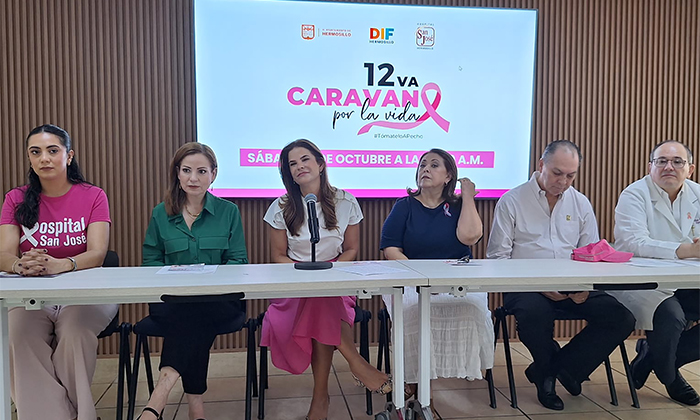 Invitan a Caravana por la Vida para prevenir cáncer de mama