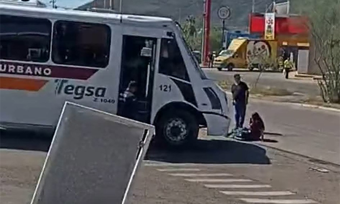 Atropella camión urbano a mujer en Guaymas Norte
