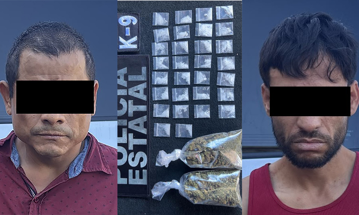 Somete binomio K-9 de la PESP a par de “tiradores” en la colonia Benito Juárez