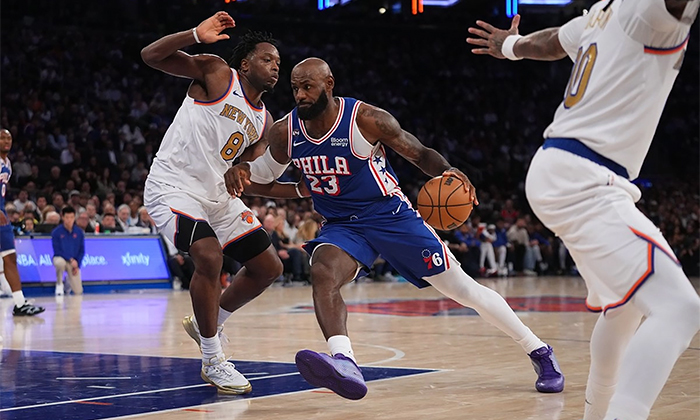 Inicia con triunfo era de LeBron James con 76ers