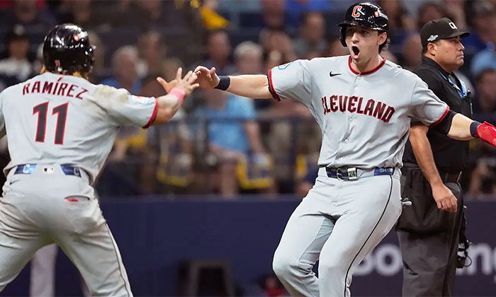 Guardianes sorprende y domina Rays en la Serie de Campeonato de la Americana