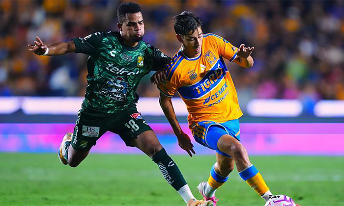 Propina León goleada a Tigres por 2-0