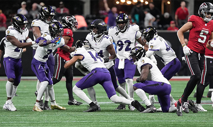 Remonta Baltimore y derrota a Halcones de Atlanta