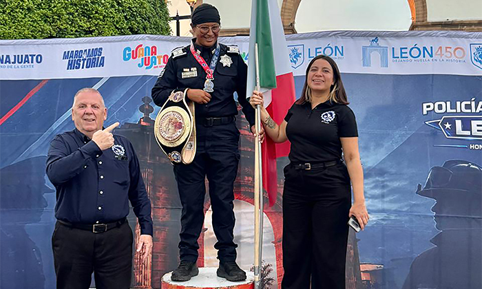 Gana agente de la PESP en boxeo femenil en los Juegos Latinoamericanos de Policías y Bomberos