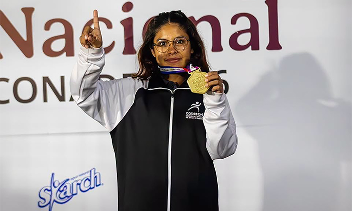 Paratleta hermosillense mantiene racha dorada en la Paralimpiada Nacional