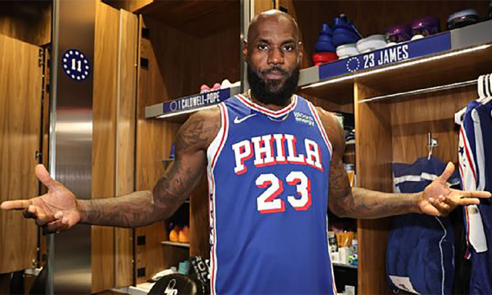 Se alista 76ers de Filadelfia para debut de LeBron